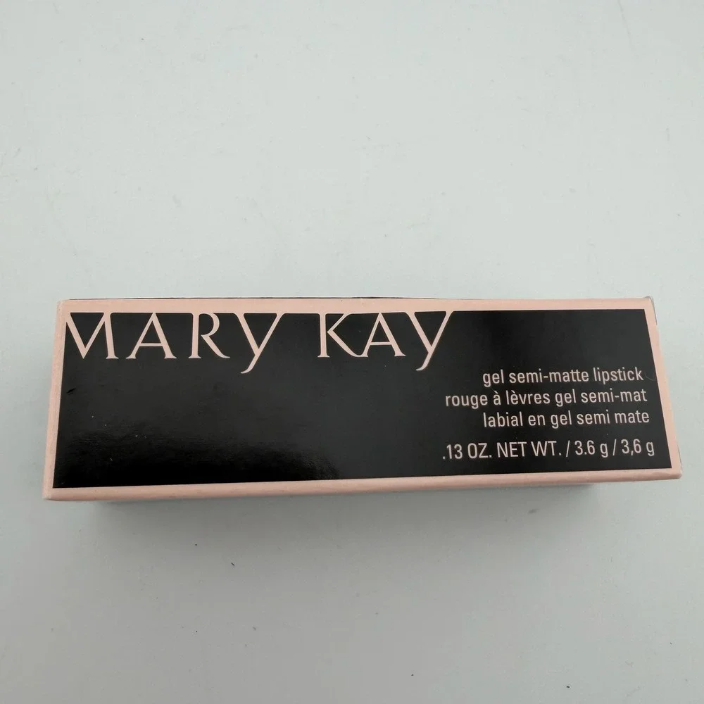 Mary Kay Gel Semi-Matte Lipstick 0.13oz‎ Blush Velvet NIB Long-Wear Pink 157977